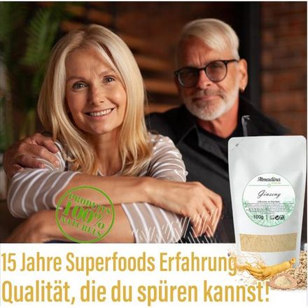 Ginseng Blanc En Poudre - Performance Physique Et Mental thumbnail 2