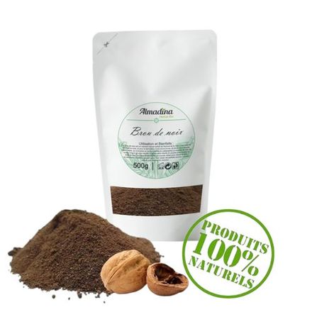 Broux De Noix En Poudre Naturel Excellente Qualité - Sachet Kraft Refermable thumbnail 1