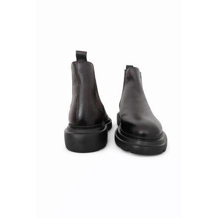 Bottines Chelsea Homme En Cuir Marron – Semelle Épaisse Antidérapante thumbnail 2