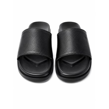 Claquettes Homme Toro En Cuir Premium Noir thumbnail 3