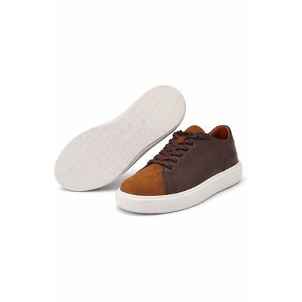 Baskets En Cuir Premium Bi-matière – Confort Et Élégance Au Quotidien thumbnail 2