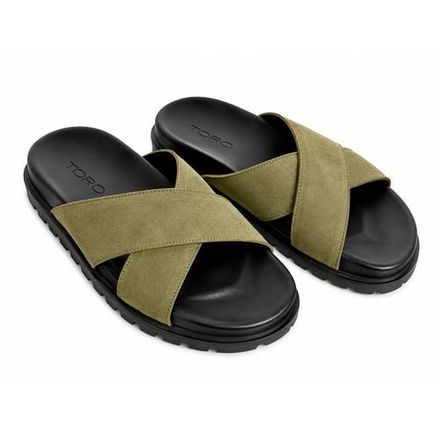 Sandales Premium En Daim – Confort Élégant & Style Moderne thumbnail 1