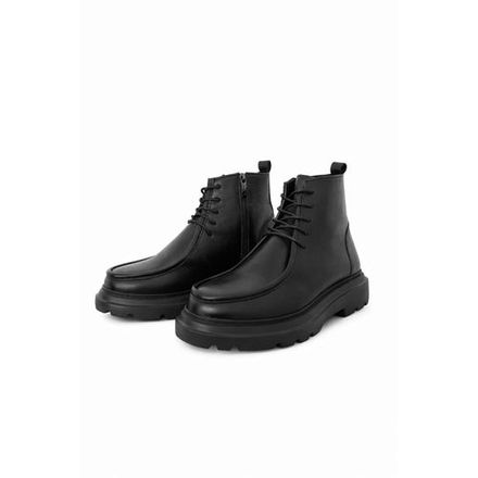 Bottines En Cuir Haut De Gamme – Semelle Espagnole thumbnail 1