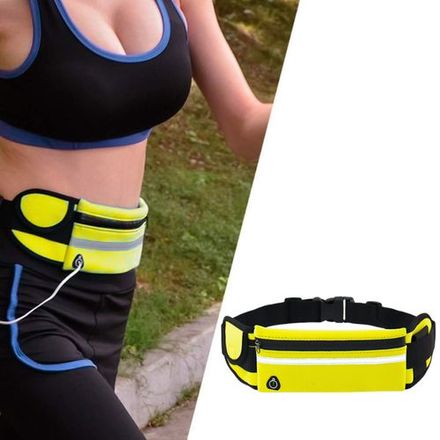 Sac De Poitrine Ajustable Avec Poche Zippée Et Sortie, Banane, Crossbody . thumbnail 3