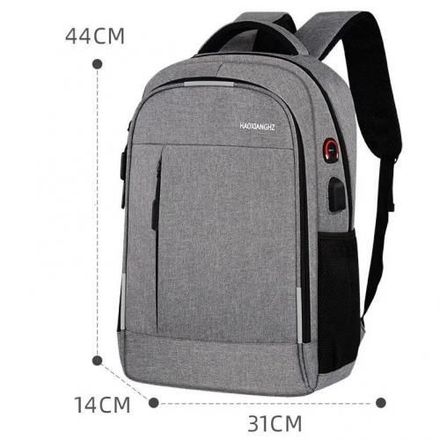 Haoxiang Backpack Ordinateur, Business Loisirs, Voyage, Cartable Étudiant Avec Port Usb thumbnail 3