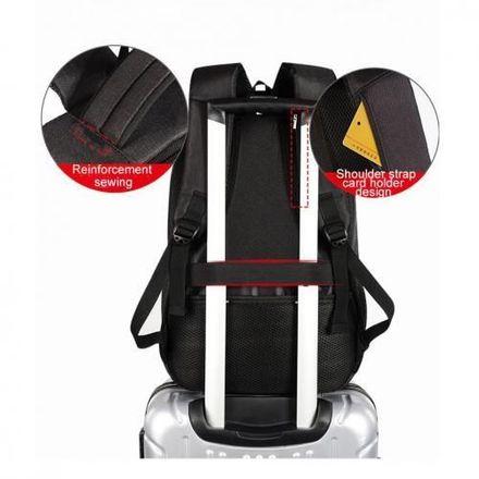 Sac À Dos Ordinateur, Business Loisirs, Voyage, Cartable Étudiant Avec Port Usb thumbnail 3