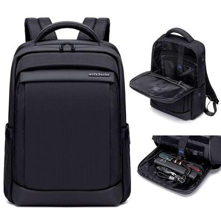 Sac à Dos, Pc, Luxe, Slim, Extensible Sac À Dos Pratique thumbnail 3