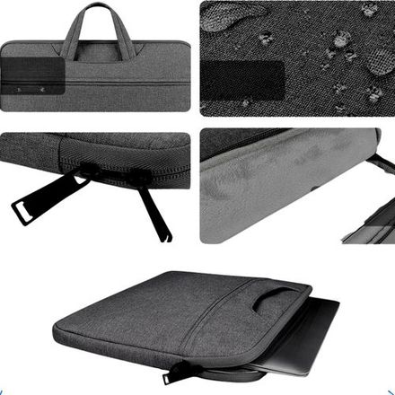 Housse Protectrice Pour Ordinateur Portable Avec Compartiments ,poignée Pratique thumbnail 3