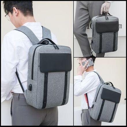 Sac À Dos Multifonction Imperméable Avec Compartiment Pour Ordinateur Portable. thumbnail 2