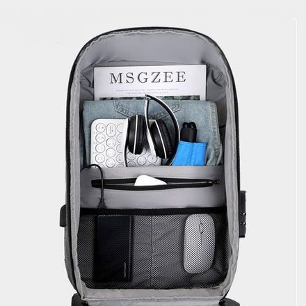 Bag Pour Voyage, Sac Á Dos Pc Portable, Cartable Affaire Scolaire, Sac thumbnail 2