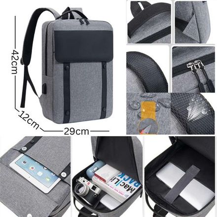 Sac À Dos Multifonction Imperméable Avec Compartiment Pour Ordinateur Portable. thumbnail 3