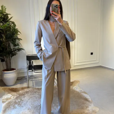 Ensemble Tailleur Sable Signature thumbnail 1