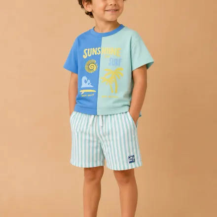Ensemble Garçon “sunshine & Surf” – Esprit Bord De Mer thumbnail 2