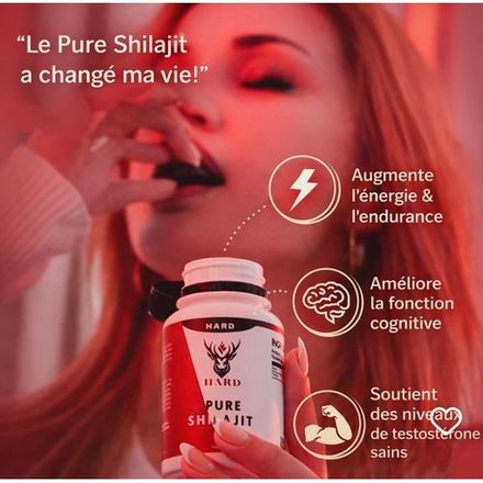 Pack Booster Shilajit & Ashwagandha- Capsules Améliorent La Vitalité, Réduisent L'anxiété thumbnail 2
