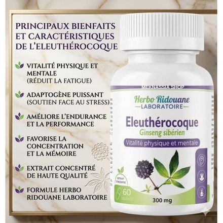 Eleuthérocoque 60 Gélules Vitalité Physique Et Mentale(gin-seng Sibérien) thumbnail 2
