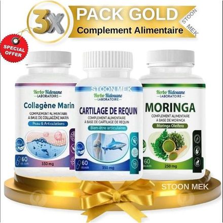 Complément Alimentaire Articulations Moringa, Collagène Marin Et Cartilage De Requin thumbnail 1