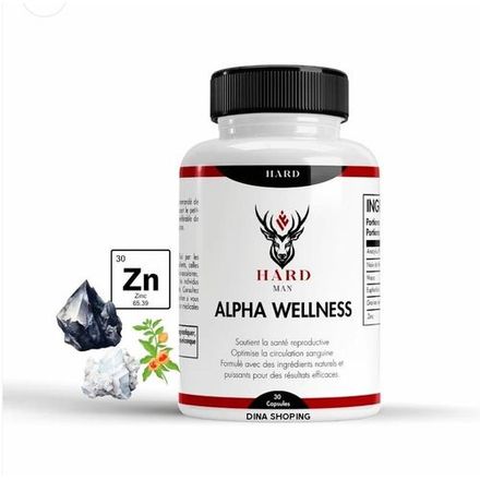 Complément Alimentaire Alpha Wellness – 30 Capsules Énergie, Endurance Et Vitalité thumbnail 1