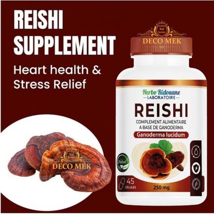 Champignon Reishi Naturel 250 Mg thumbnail 1