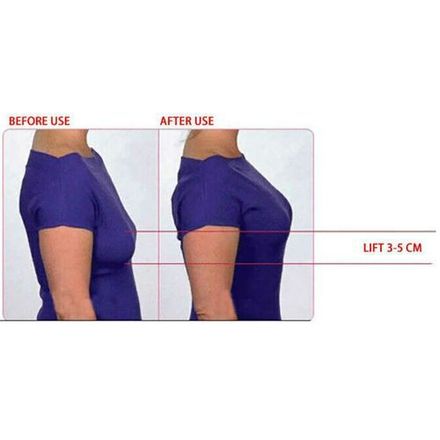 1 Paire De Silicone Réutilisable Soulever Le Soutien-gorge Invisible Pour Tétons thumbnail 2
