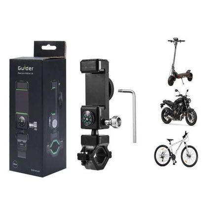 Support Téléphone Vélo/moto/ Trotinette Avec Boussole Intégrée – Sécurité & Praticité Au Quotidien thumbnail 2