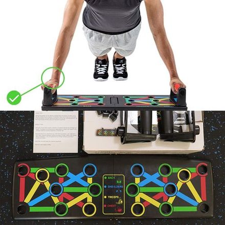 Planche de Pompes Pliable Multifonction – Push Up Board de Musculation pour la Maison  thumbnail 3