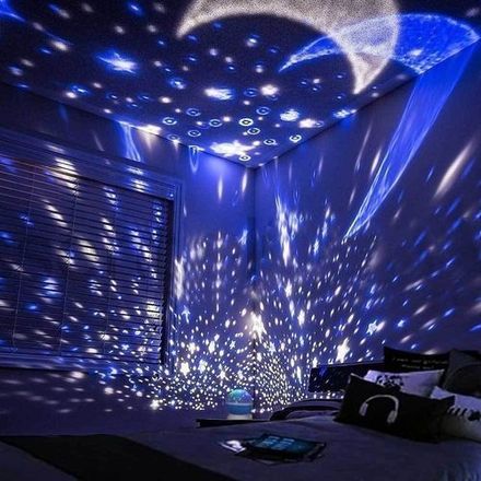 Star Master Projecteur De Lumière Étoiles Lune Ciel Brillante Pour Chambre Enfant Et Bébé, Aide À Dormir thumbnail 2