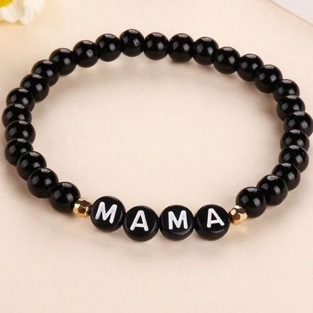 Bracelet Mama Black Perle thumbnail 1