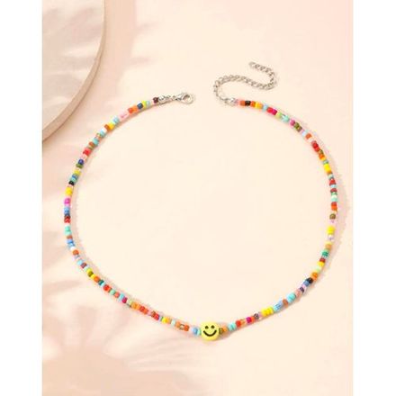 Smiley Emoji Collier Multi couleur thumbnail 3