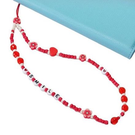 Sangle Lanière Phone Strap Rouge Smile thumbnail 1