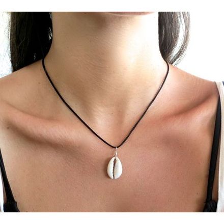 Collier Fil Noir & Wed3a thumbnail 2
