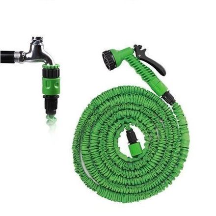 Magic Hose Tuyau Pistolet Magique D’arrosage Extensible 30 Mettre (couleur Aléatoire) thumbnail 1