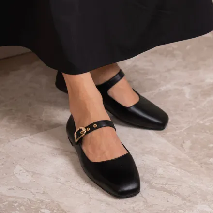 Ballerines Mary Jane En Cuir thumbnail 2
