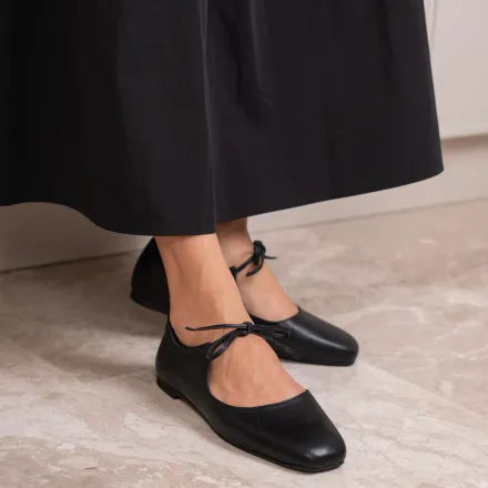 Ballerines Mary Jane En Cuir thumbnail 4