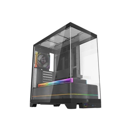 <p>Le <strong>NOVA VELODROM Noir</strong> est un <strong>boîtier gamer</strong> au <strong>format Grand Tour</strong>, compatible <strong>ATX, Micro-ATX, ITX et E-ATX</strong>. Construit en <strong>acier, plastique et verre trempé</strong>, il intègre une <strong>fenêtre latérale</strong> pour exposer vos composants et est livré avec <strong>4 ventilateurs RGB 120 mm</strong> pour un <strong>refroidissement performant et esthétique</strong>. Ses <strong>dimensions 434 x 245 x 474 mm</strong> permettent d’accueillir facilement les configurations les plus ambitieuses.</p> thumbnail 3