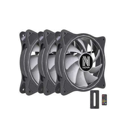 Composants Blazeflow Argb 3 Pack Noir thumbnail 2