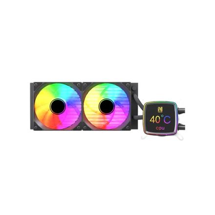 <p>Le <strong>NOVA ARCTIC 240B Noir</strong> offre des performances de refroidissement exceptionnelles grâce à ses <strong>2 ventilateurs 120 mm ARGB</strong>. Conçu en <strong>aluminium</strong>, il assure une dissipation thermique efficace et silencieuse avec un <strong>niveau sonore maximal de 21 dB</strong>. Compatible <strong>Intel full platform</strong> et <strong>AMD full platform</strong>, ce <strong>watercooler</strong> allie fiabilité et esthétisme avec son <strong>rétro-éclairage ARGB</strong>.</p> thumbnail 4