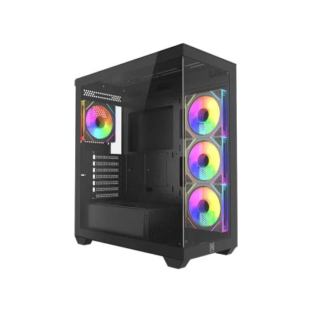 <p>Le <strong>NOVA PULSE Noir</strong> allie design moderne et performance. Conçu en <strong>acier, plastique et verre trempé</strong>, ce <strong>boîtier moyen tour</strong> offre une excellente compatibilité avec les cartes mères <strong>MICRO-ATX, ITX et ATX</strong>. Grâce à ses <strong>4 ventilateurs de 120 mm</strong> inclus et sa <strong>fenêtre latérale</strong>, il assure un refroidissement optimal et une esthétique soignée pour tout <strong>setup gamer</strong>.</p> thumbnail 3