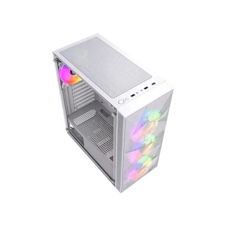 <p>Le <strong>NOVA VANDAL </strong><b>V2</b><strong> Blanc</strong> est un <strong>boîtier gamer Moyen Tour</strong> alliant design et performance. Conçu en <strong>acier, verre trempé et plastique</strong>, il prend en charge les cartes mères <strong>ATX, Micro-ATX et ITX</strong>. Sa <strong>fenêtre latérale</strong> met en valeur vos composants, tandis que ses <strong>4 ventilateurs 120 mm</strong> assurent un excellent flux d’air. Dimensions : <strong>395 x 195 x 450 mm</strong>.</p> thumbnail 3