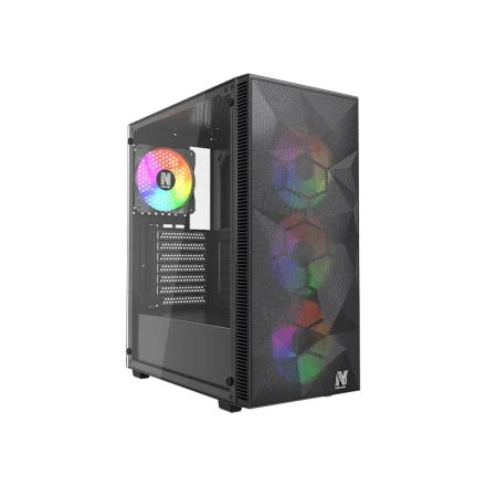 <p>Le <strong>NOVA VANDAL PS195-1 Noir</strong> est un <strong>Boitier Gamer</strong> élégant au <strong>format Moyen Tour</strong>, idéal pour les configurations performantes. Conçu pour accueillir les cartes mères <strong>ATX</strong>, <strong>MICRO-ATX</strong> <strong>et ITX</strong>, il répond aux besoins des gamers à la recherche de puissance et de flexibilité.</p> thumbnail 4