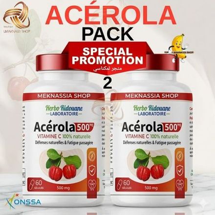 Pack Acérola Complément Alimentaire 60 Gélule, thumbnail 2