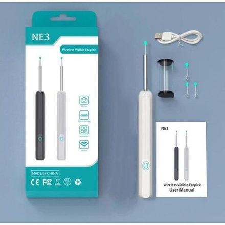 Nettoyeur D’oreille Avec Caméra Hd – Otoscope Endoscope Usb Sans Fil – Inspection Facile thumbnail 2