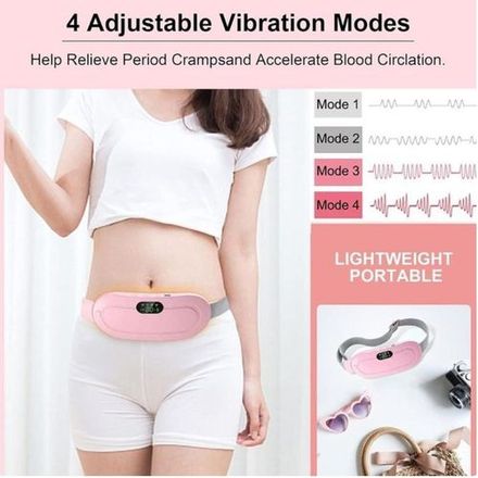 Ceinture Chauffante Avec Massage 3 Niveaux – Soulagement Des Douleurs Menstruelles 2025 thumbnail 3