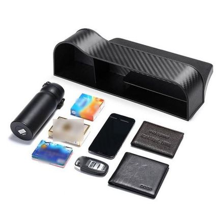 Remplisseur Despace Boîte De Rangement Multifonction Pour Siège De Voiture, thumbnail 2