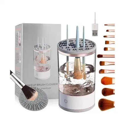 Machine Électrique Pour Nettoyage De Pinceaux Makeup – Dispositif Automatique Portable thumbnail 4