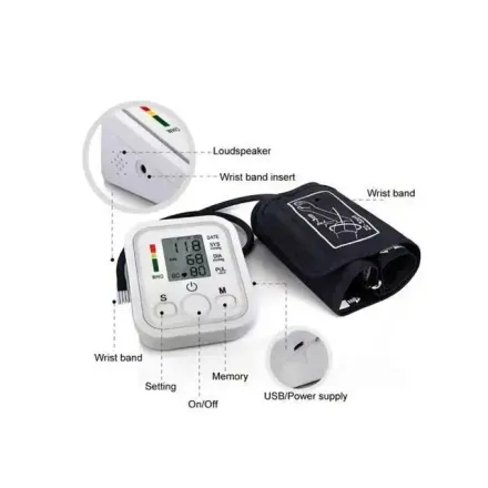 Tensiomètre Poignet Intelligent Rechargeable, Affichage Clair, Mesure Rapide thumbnail 1
