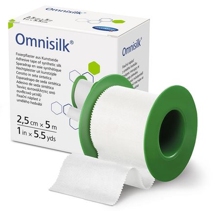 Hrtm Omnisilk Sparadrap En Soie Synthetique 2.5cm X 5m 900431 thumbnail 1