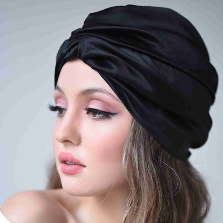 Turban En Soie thumbnail 4