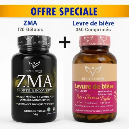 Pack : Zma Sports Recovery + Levure De Bière thumbnail 1