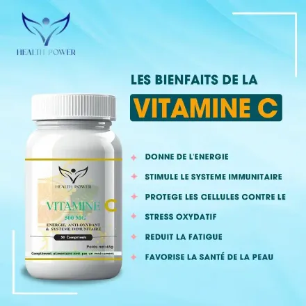 Pack Biotine Plus 450 000 Mcg 90 Comprimés + Zinc 30 Comprimés Offert + Vitamine C 30 Comprimés Offerte thumbnail 2