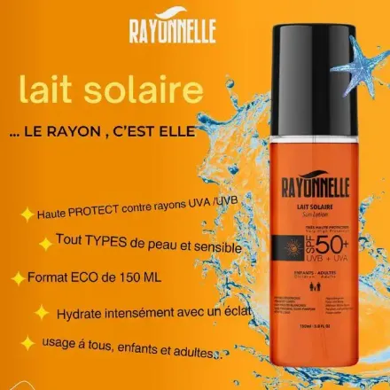 Special Offer = 2 Bottles × Lait Solaire Spf 50+ Uva/uvb - Très Haute Protection thumbnail 2